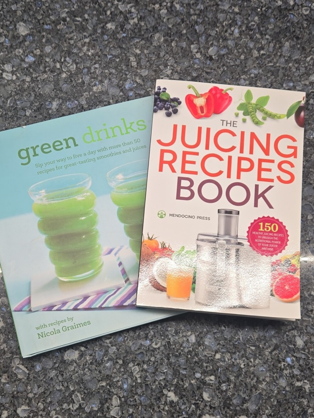 2 Books All Abouy JUICING RECIPES